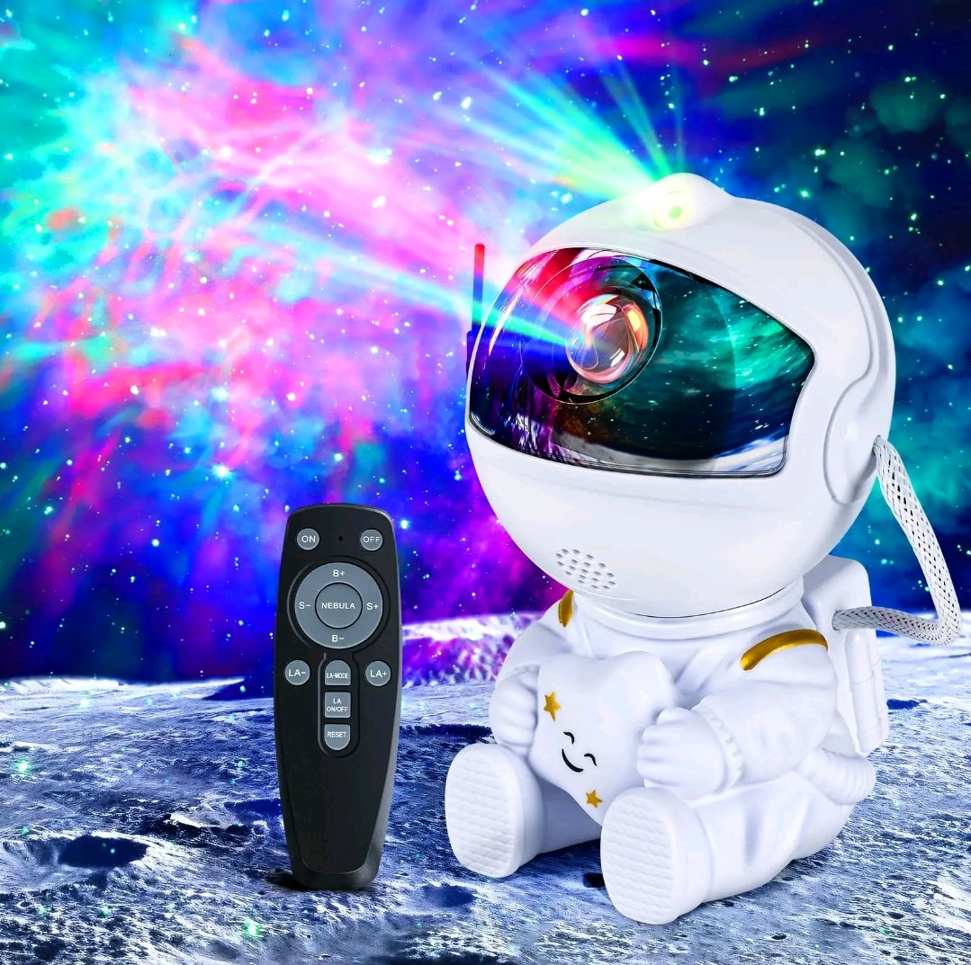 Star Projector Galaxy Night Light Astronaut Space Projector Starry Nebula Ceiling LED Lamp for Bedroom Home Decorative Kids Gift