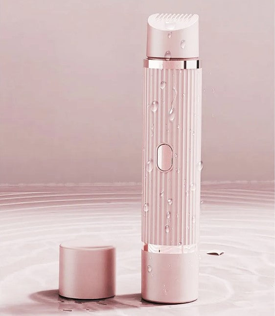 Womens Body Hair Trimmer Water Proof Skinsafe Electric Razor 2 in 1 Dual Head Bikini Hair Trimmer