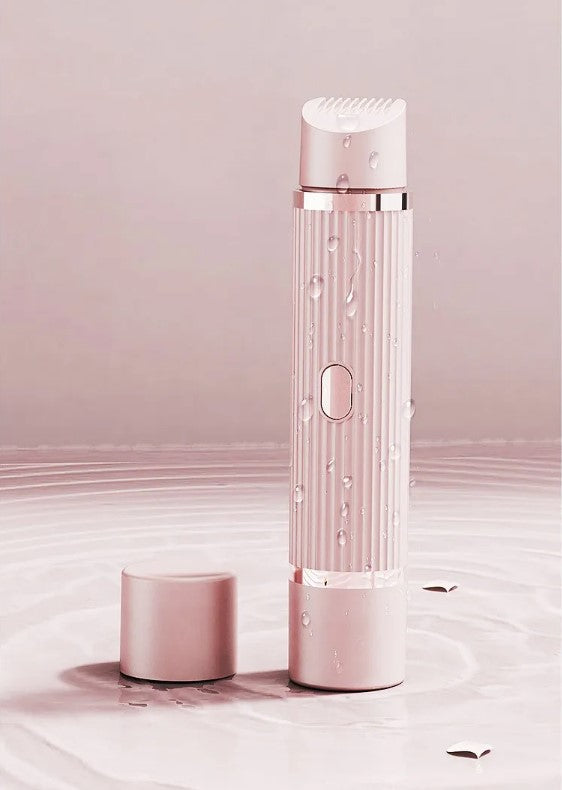 Womens Body Hair Trimmer Water Proof Skinsafe Electric Razor 2 in 1 Dual Head Bikini Hair Trimmer