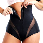 Sexy Shaperwear Women High Waist Trainer Body Shaper Tummy Slim Control Body Shape Belly Underwear Briefs Zipper Panty