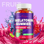 Melatonin Gummies 10 Mg - Fall Asleep Naturally, Fight Insomnia, Boost Immunity, Improve Rest Quality - 60 Gummies
