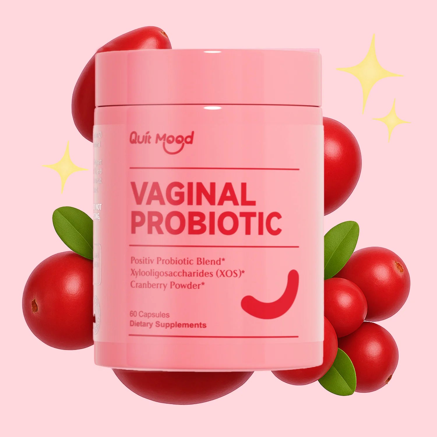 Quitmood Queen'S Female-Focused Once-Daily Women'S Complete V- Probiotics for Women - Ph Balance, Odor Control, Yeast & Flora
