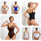 Women Thong Shapewear Bodysuit Tummy Control Slimming Body Shaper Thong Jumsuit