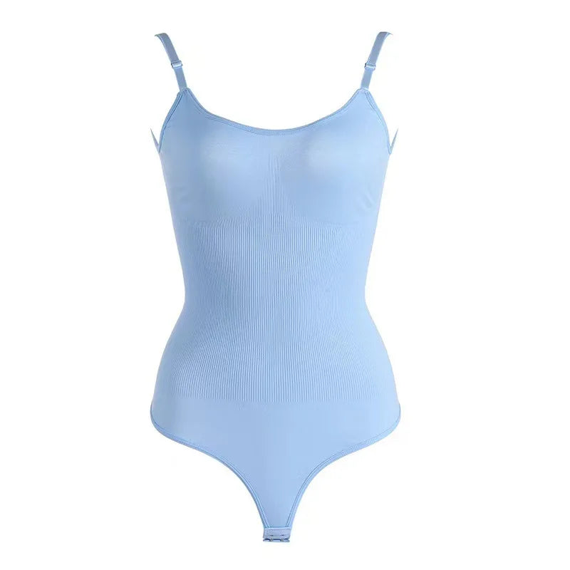 Women Thong Shapewear Bodysuit Tummy Control Slimming Body Shaper Thong Jumsuit