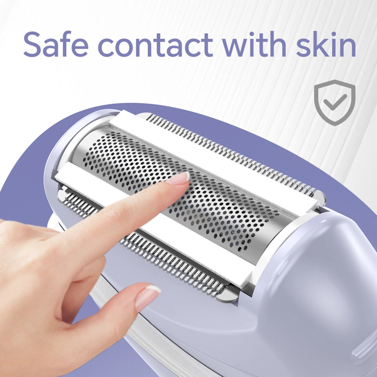 Women Electric Razors Bikini Trimmer for Private Area Wireless Face Shavers Hair Remover Underarms Legs Ladies Body Trimmer