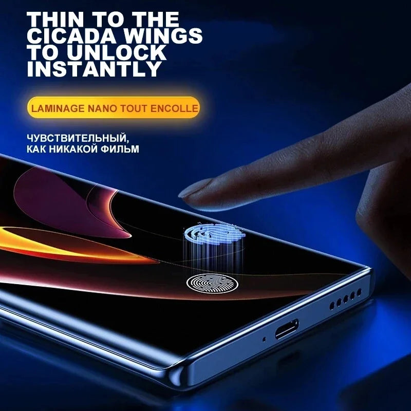 3Pcs Matte Ceramic Privacy Screen Protector for  Galaxy S21 S20 S22 S23 S24 Ultra Note 20 10 S8 S9 S10 plus anti Spy Film