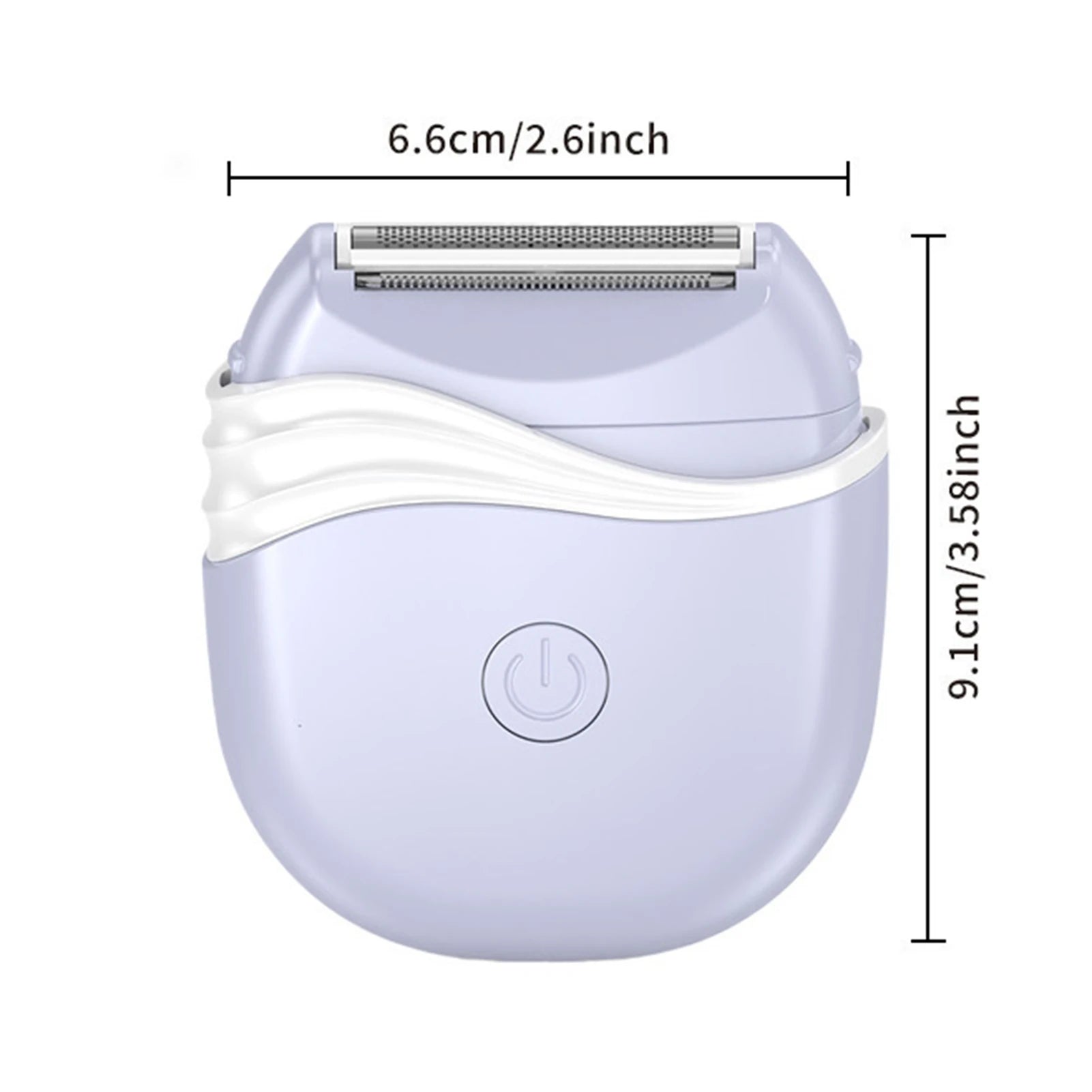Women Electric Razors Bikini Trimmer for Private Area Wireless Face Shavers Hair Remover Underarms Legs Ladies Body Trimmer