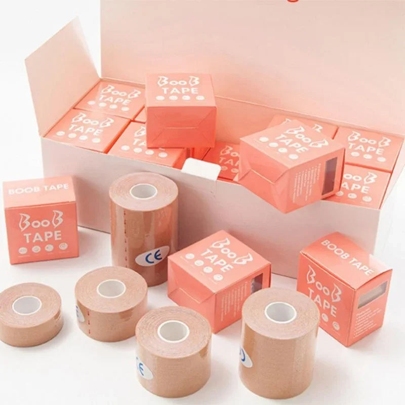 Boob Tape Bras Women Adhesive Invisible Bra Nipple Pasties 