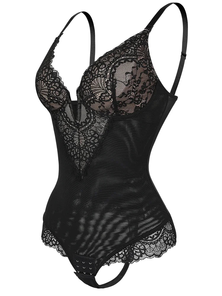 Women'S Ultra Firm Body Shaper with Built-In Underwire Bra All-Over Body Shapewear Slimming Bodysuits Tummy Control Corset
