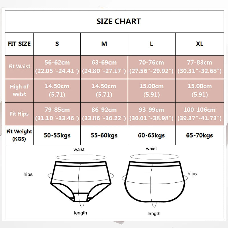 Bodyshaper High Waist Seamless Panties Women Underwear Anti-Bacteria Soft Crotch Briefs for Female Intimates Lingerie Shapewear