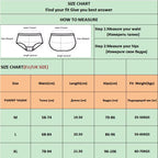 4Pcs Cotton Striped Underwear Women'S Panties Sexy Breathable Solid Briefs Female Low Waist Comfortable Stretch Lingerie